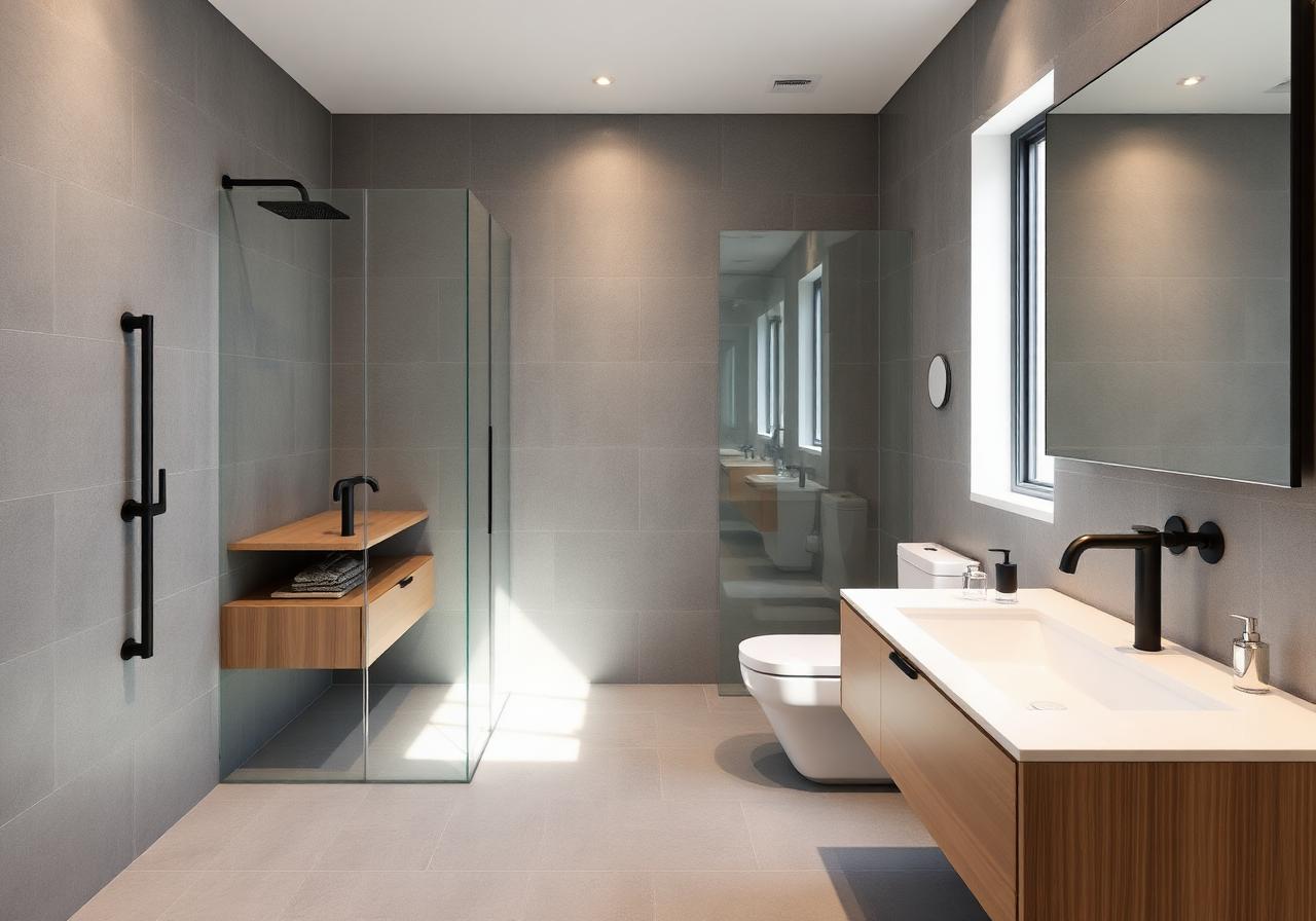 Salle de bain rénovée — Après