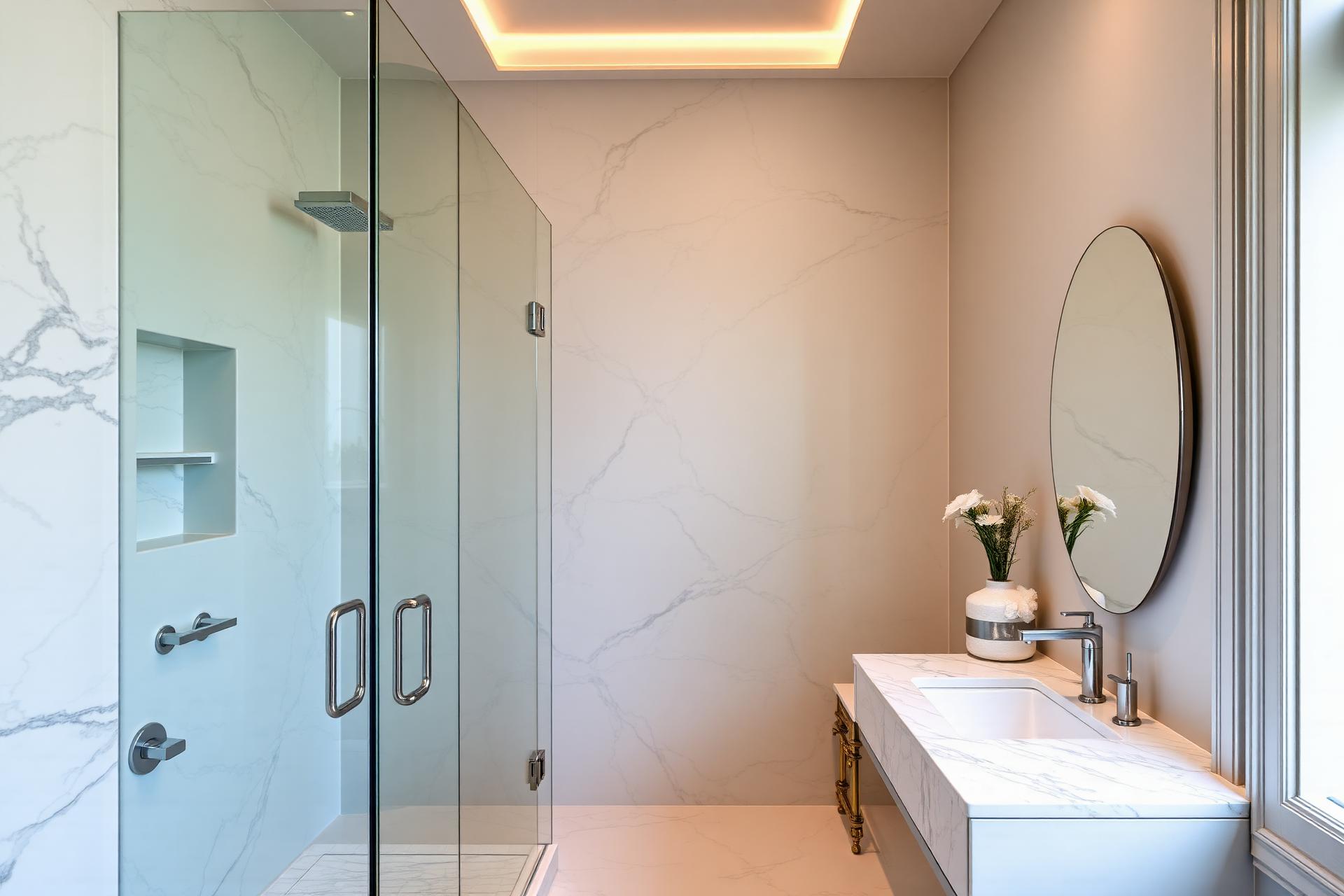 Salle de bain rénovée par Artisan Jeunet à La Seyne-sur-Mer